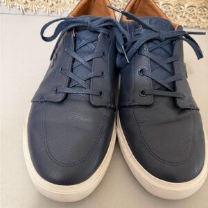 Lacoste Bayliss Vulc Prm Men 10
Navy Leather Sneakers Casual Comfortable